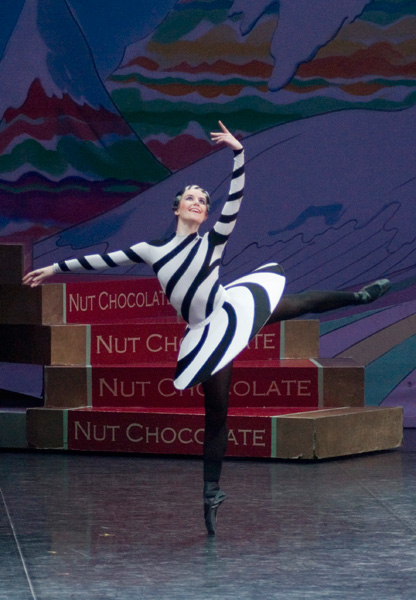 Miranda dancing with English National Ballet Company